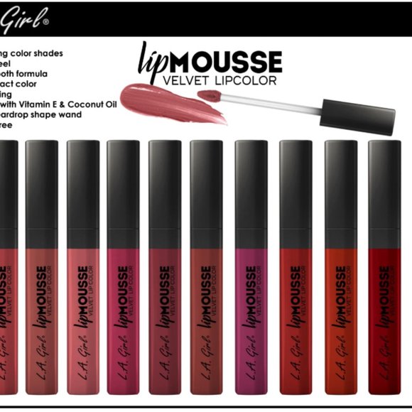 L.A. GIRL Lip Mousse Velvet Lip Color Display Set, 60 PCS - Picture 2 of 7